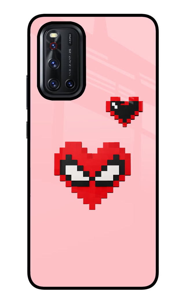 Gwen Heart Vivo V19 Glass Case