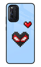 Peter Heart Vivo V19 Glass Case