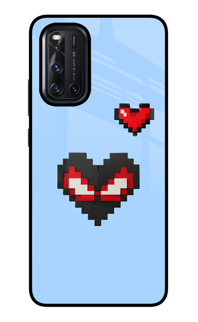 Peter Heart Vivo V19 Glass Case
