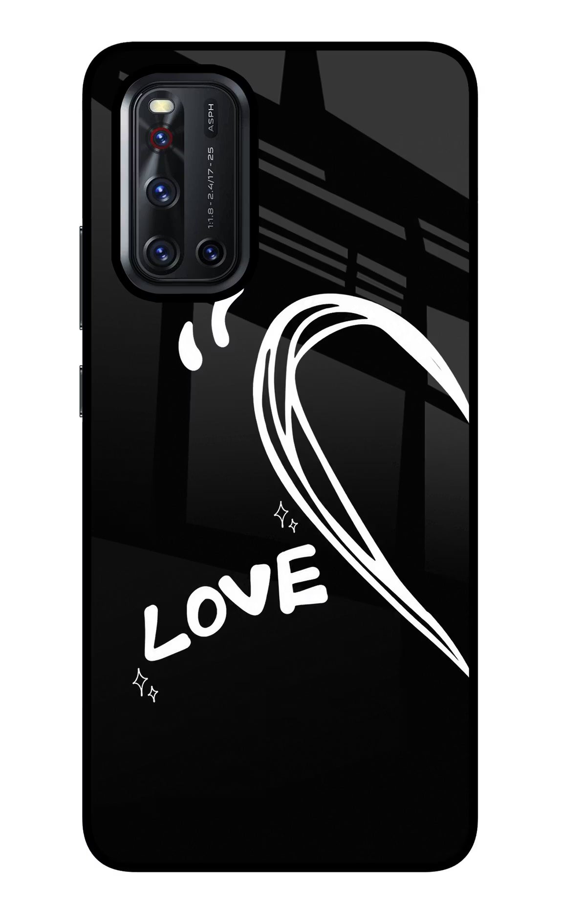 Love Line Vivo V19 Glass Case