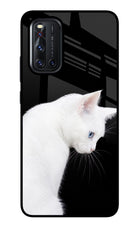 Snow Gaze Vivo V19 Glass Case
