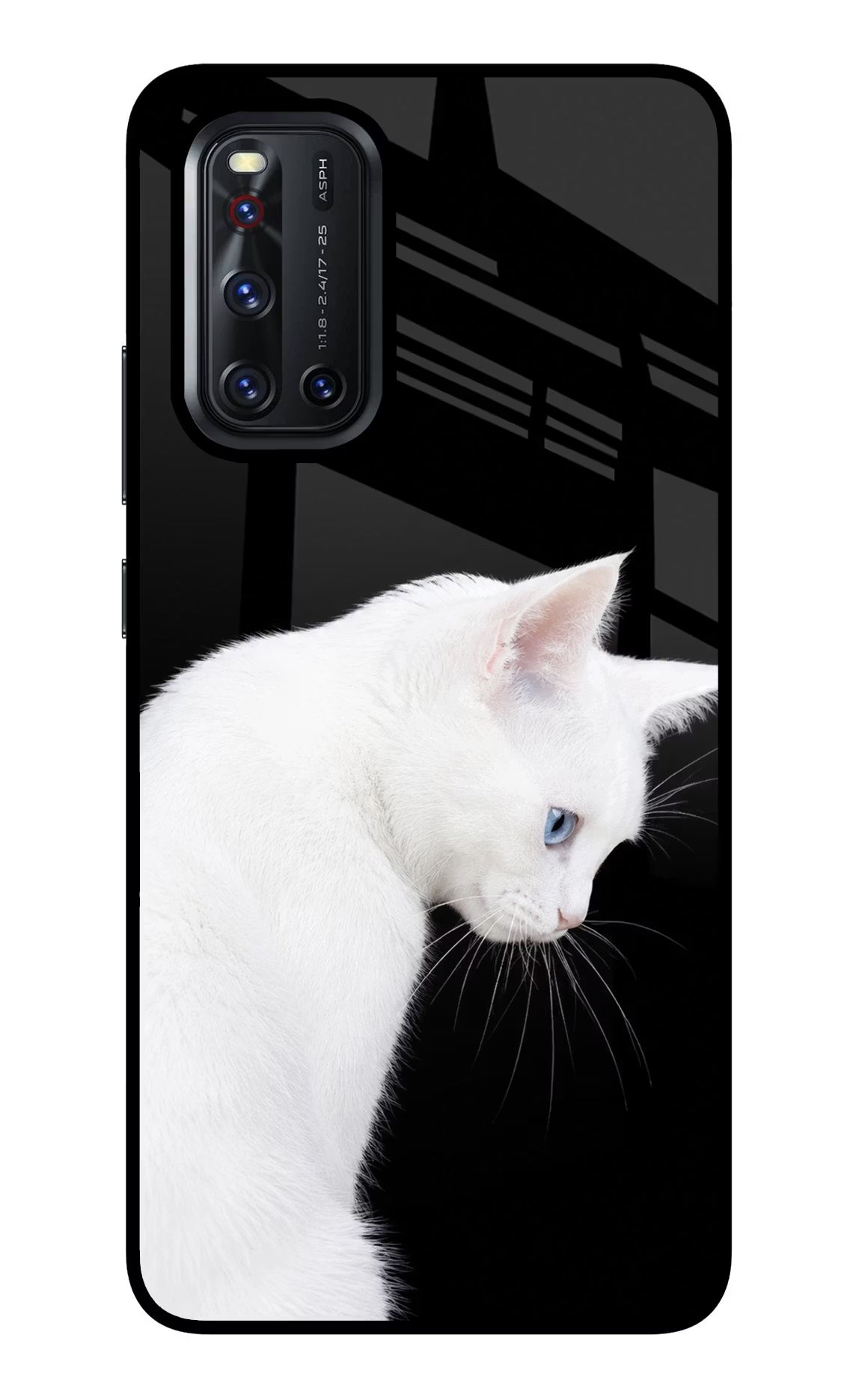 Snow Gaze Vivo V19 Glass Case