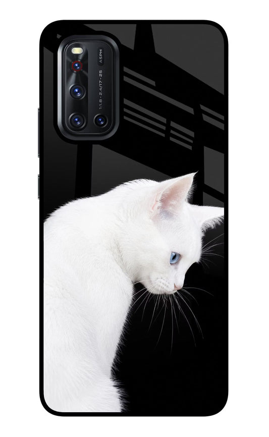 Snow Gaze Vivo V19 Glass Case