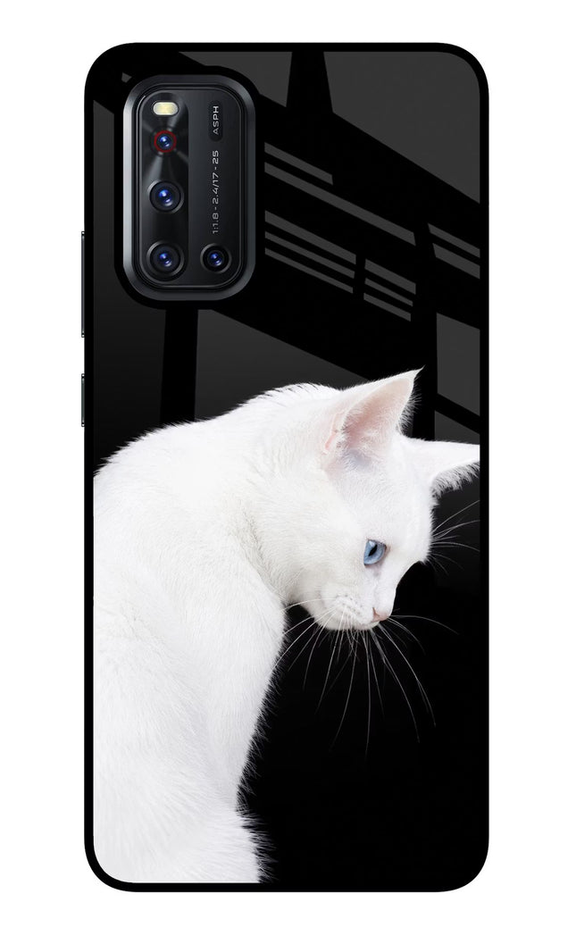 Snow Gaze Vivo V19 Glass Case