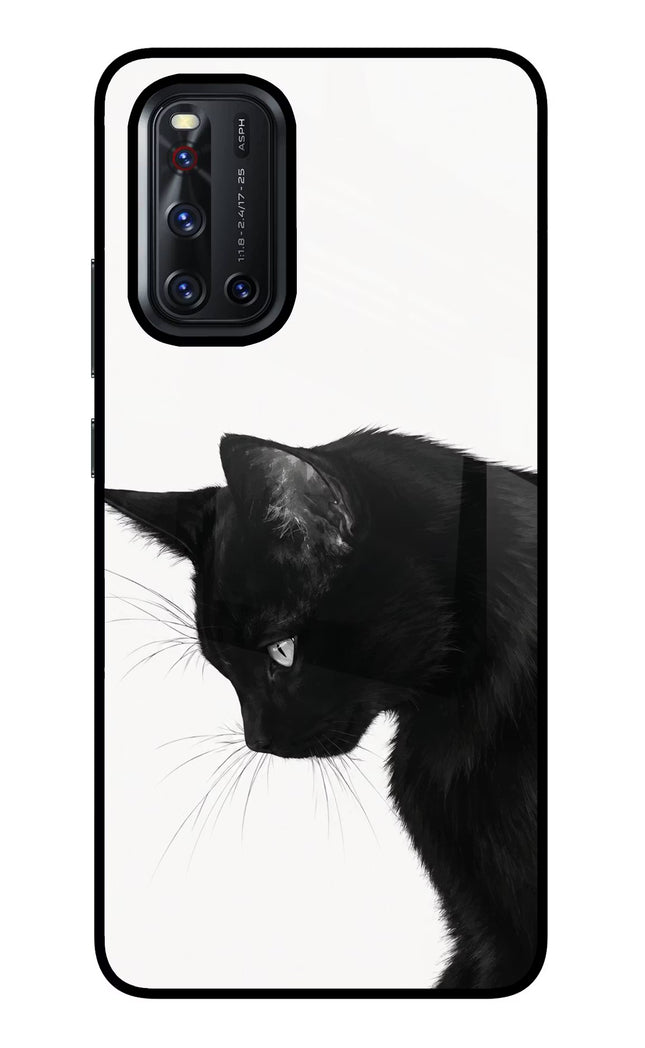 Shadow Gaze Vivo V19 Glass Case