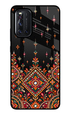 Noir Mehfil Vivo V19 Glass Case