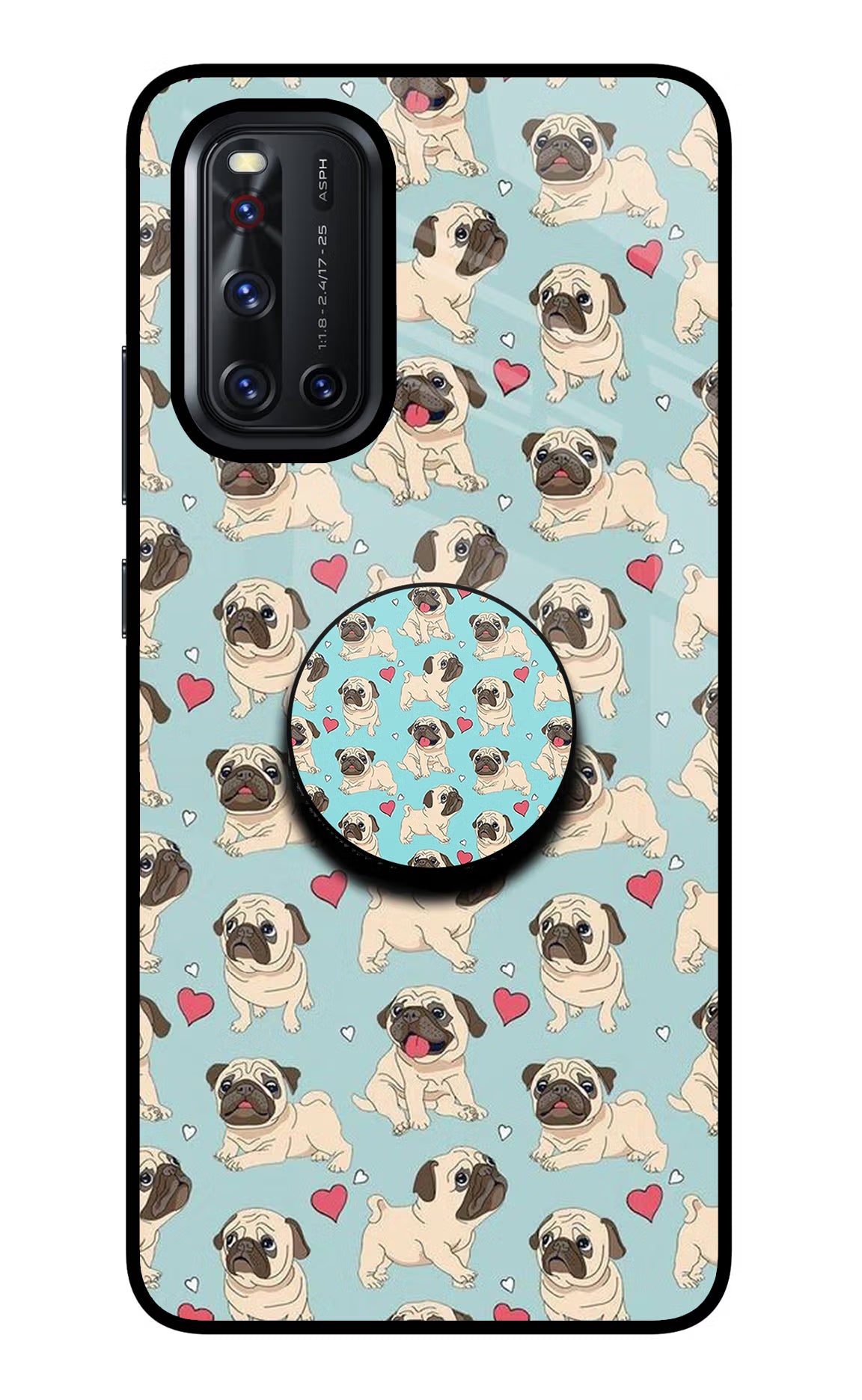Pug Dog Vivo V19 Pop Case by Casekaro