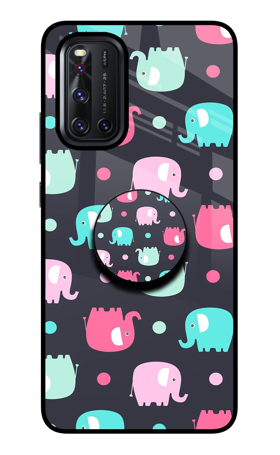 Baby Elephants Vivo V19 Pop Case