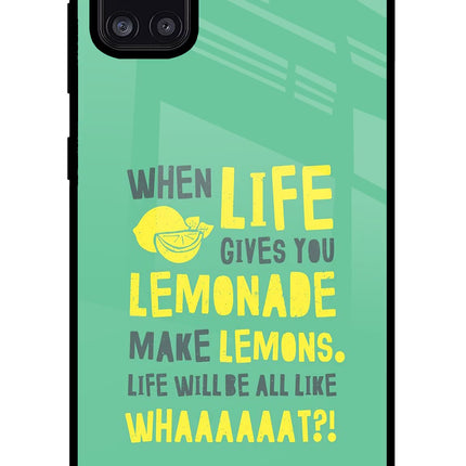 Quote Samsung A31 Glass Case