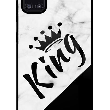 King Samsung A31 Glass Case