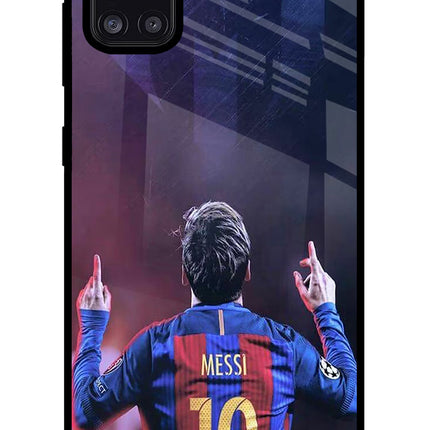 Messi Samsung A31 Glass Case