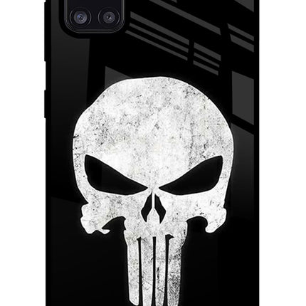 Punisher Skull Samsung A31 Glass Case