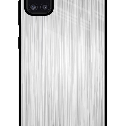 Wooden Grey Texture Samsung A31 Glass Case