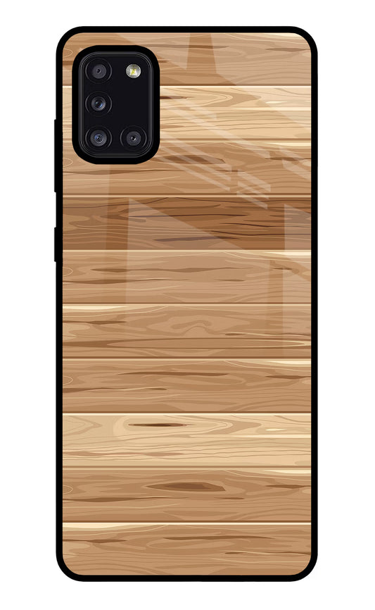 Wooden Vector Samsung A31 Glass Case