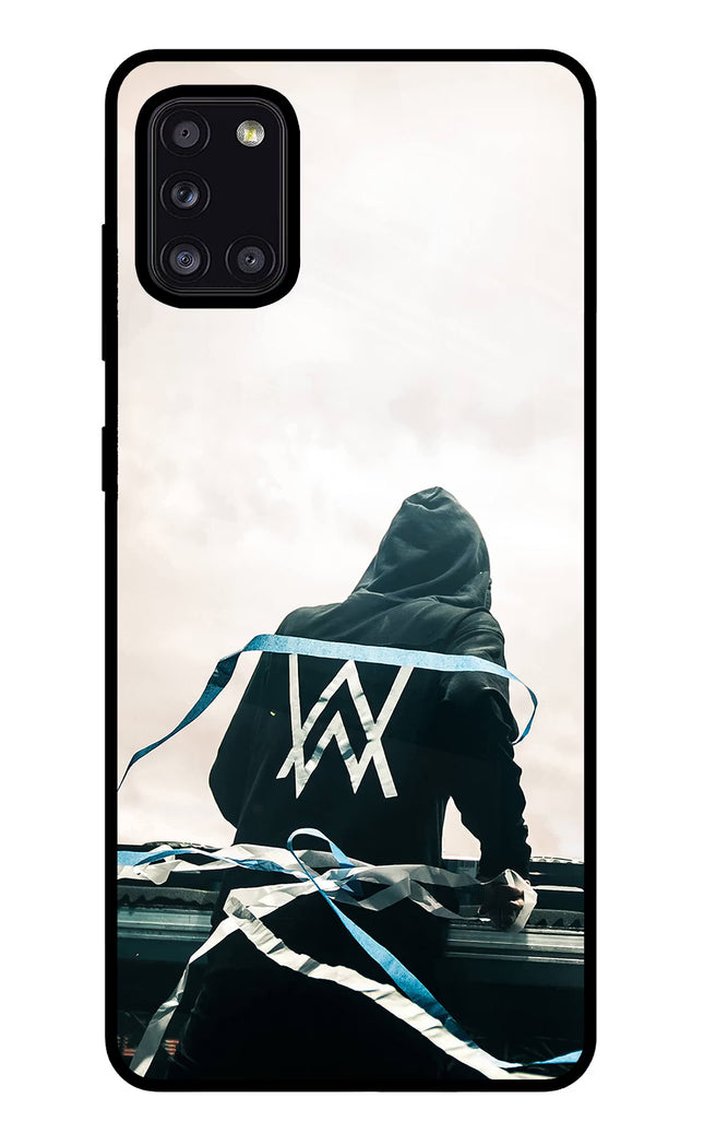 Alan Walker Samsung A31 Glass Case Back Cover by Casekaro