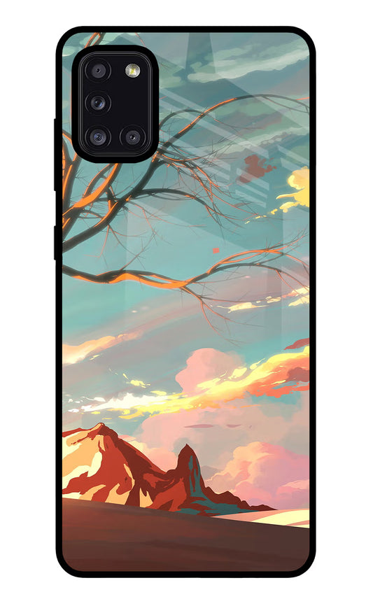 Scenery Samsung A31 Glass Case