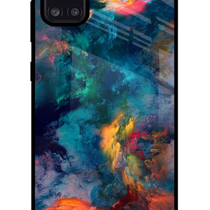 Artwork Paint Samsung A31 Glass Case Back Cover by Casekaro