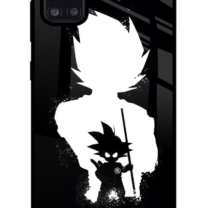Goku Shadow Samsung A31 Glass Case