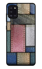 Multicolor Jeans Samsung A31 Glass Case