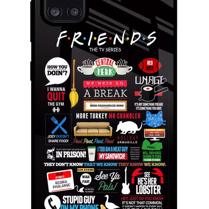 FRIENDS Samsung A31 Glass Case Back Cover by Casekaro