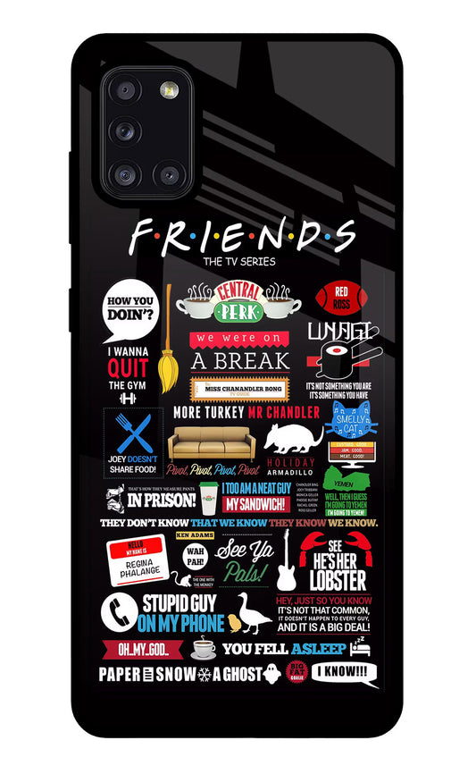 FRIENDS Samsung A31 Glass Case