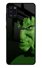 HULK Samsung A31 Glass Case