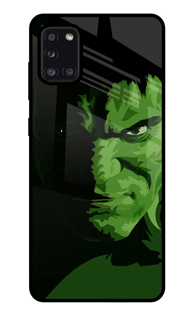 HULK Samsung A31 Glass Case