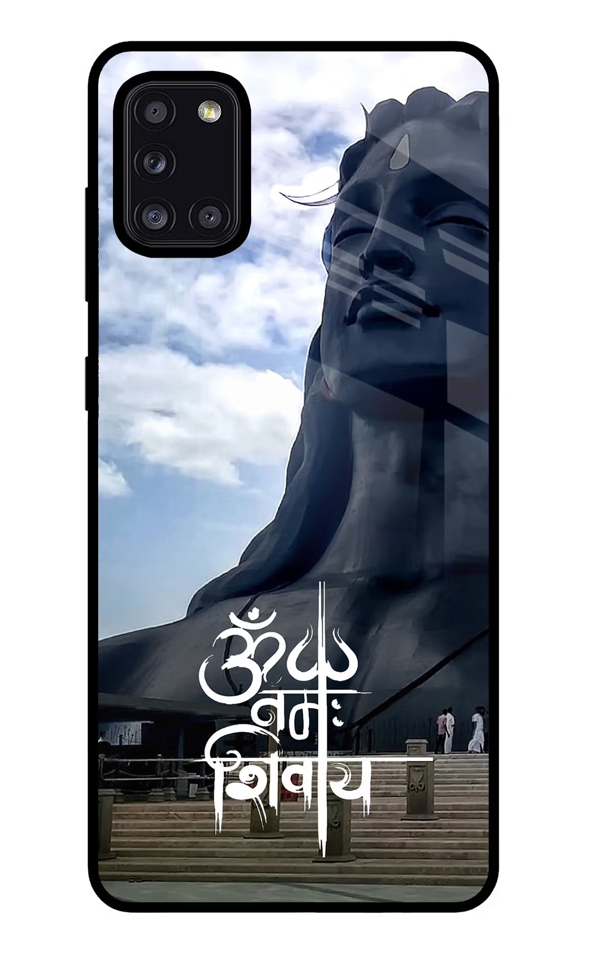 Om Namah Shivay Samsung A31 Glass Case