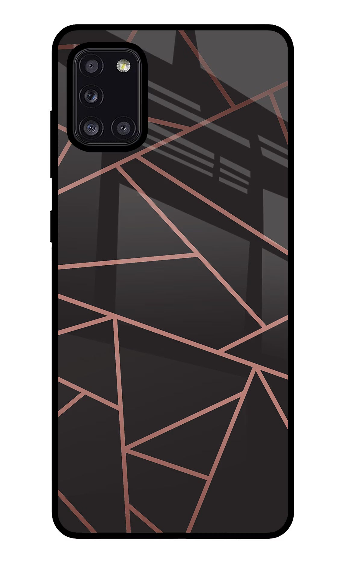Geometric Pattern Samsung A31 Glass Case
