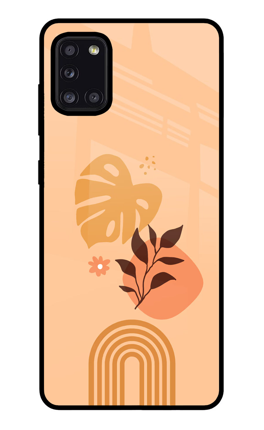 Bohemian Art Samsung A31 Back Cover, Glass case