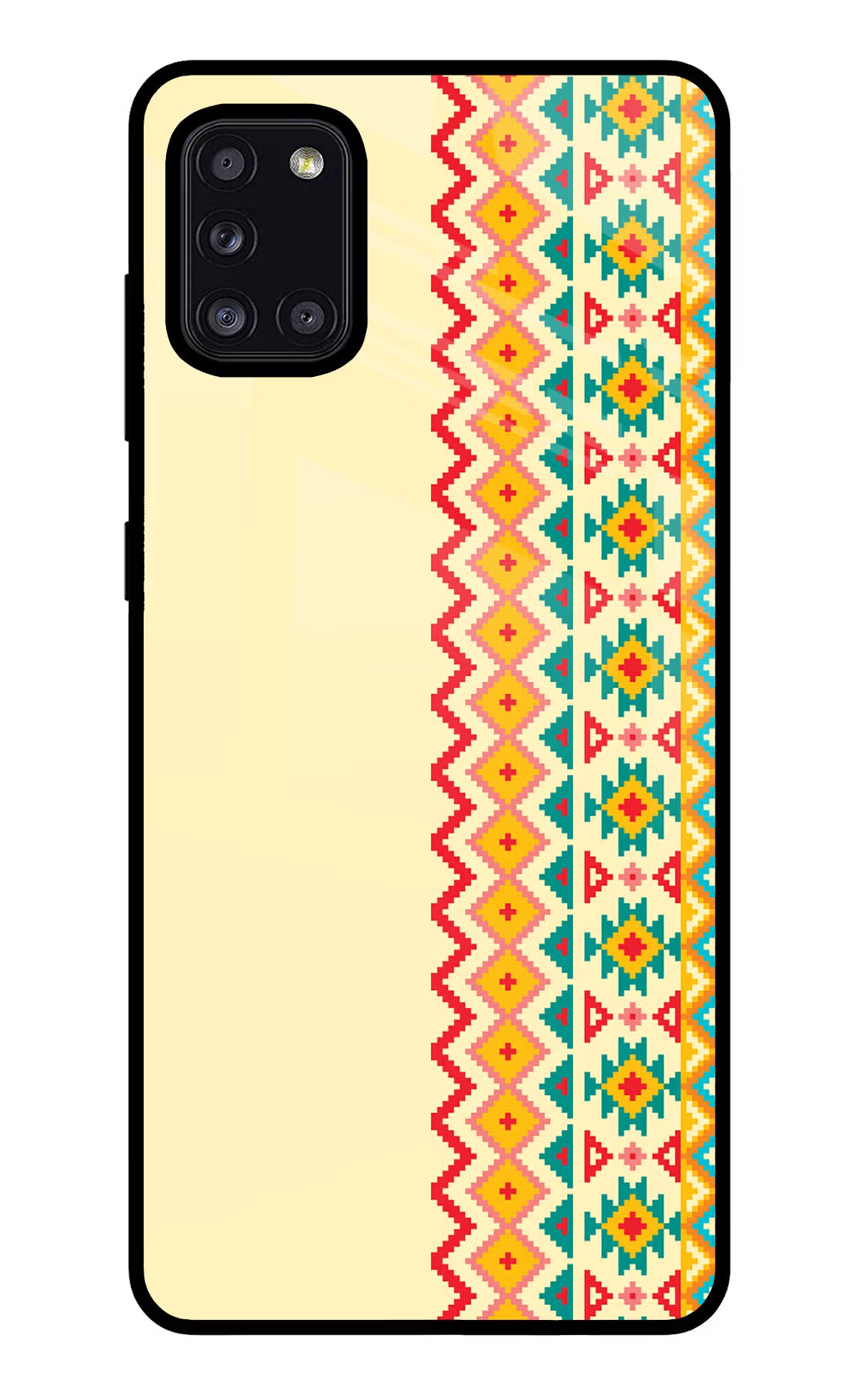 Ethnic Seamless Samsung A31 Glass Case