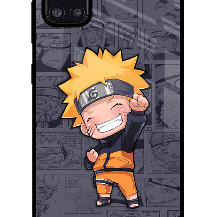 Chota Naruto Samsung A31 Glass Case Back Cover by Casekaro