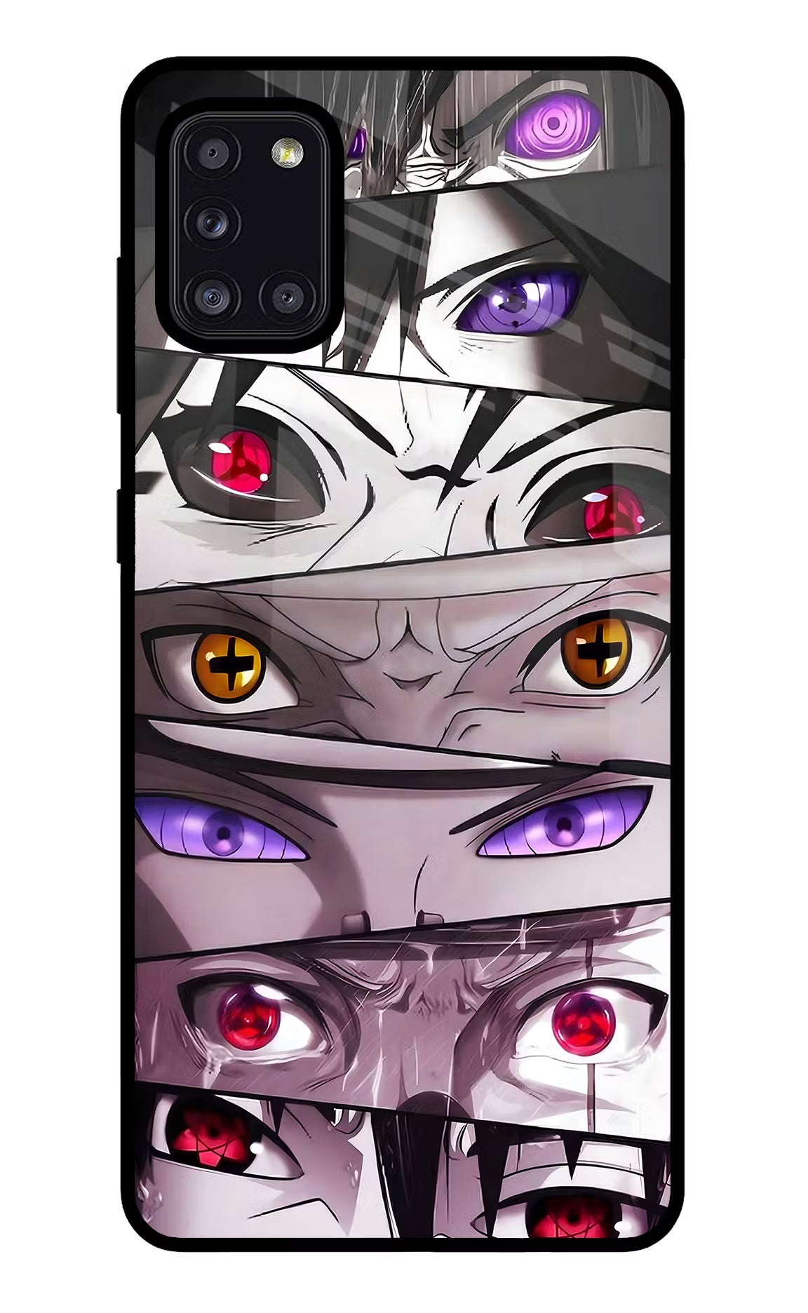 Naruto Anime Samsung A31 Glass Case Back Cover by Casekaro