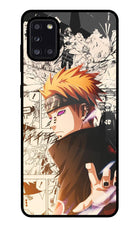 Pain Anime Samsung A31 Glass Case