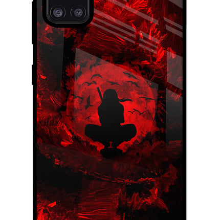 Itachi Uchiha Samsung A31 Glass Case