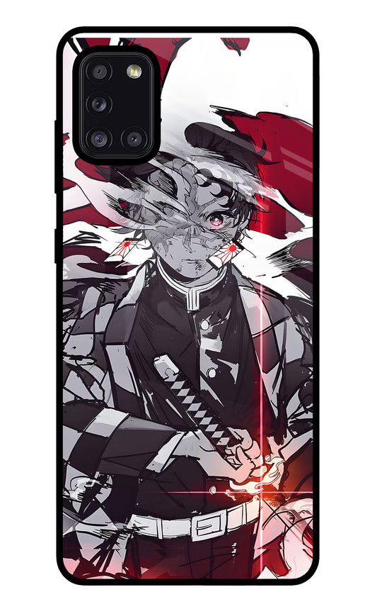 Demon Slayer Samsung A31 Glass Case