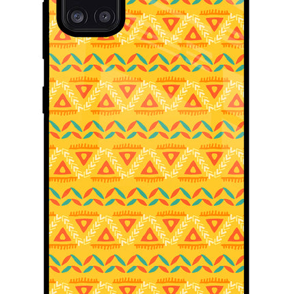 Tribal Pattern Samsung A31 Glass Case