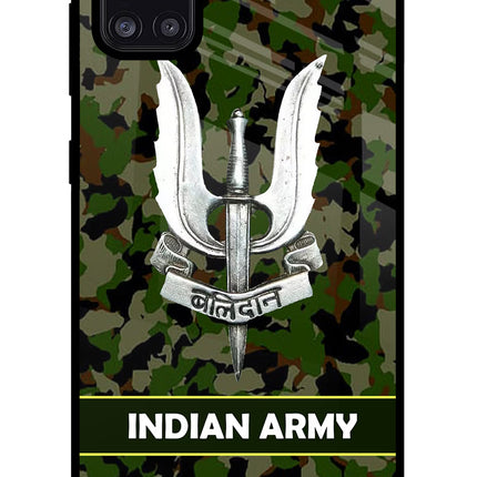 Balidan Indian Logo Samsung A31 Glass Case