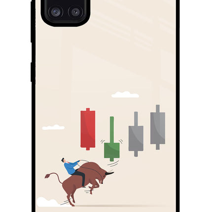 Bull Trading Momentum Samsung A31 Glass Case