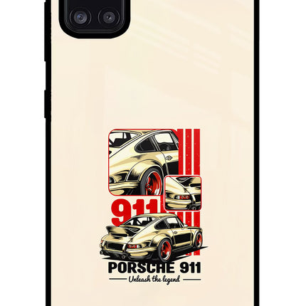Classic Porsche 911 Samsung A31 Glass Case