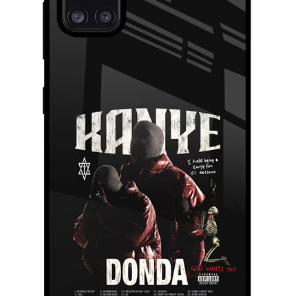 Donda Kanye West Samsung A31 Glass Case