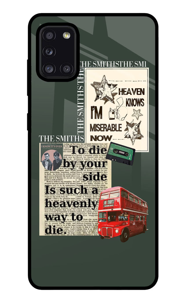The Smiths Samsung A31 Glass Case