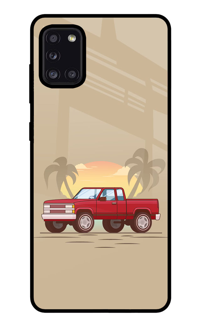 Desert Classic Drive Samsung A31 Glass Case