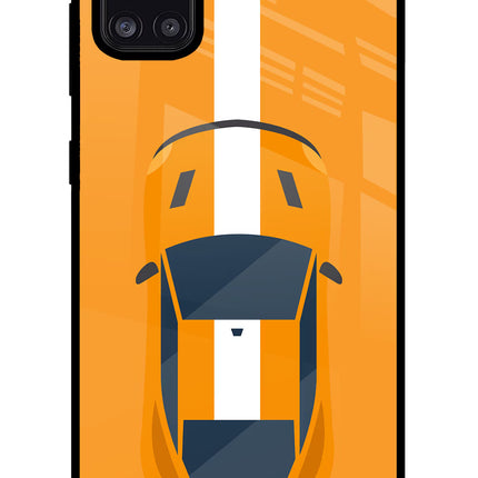 Highway Pursuit Samsung A31 Glass Case