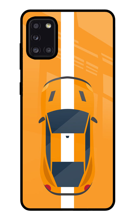 Highway Pursuit Samsung A31 Glass Case