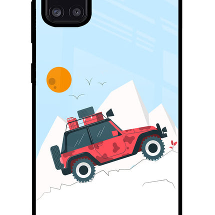 Mountain Trail Beast Samsung A31 Glass Case