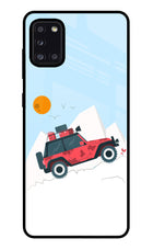 Mountain Trail Beast Samsung A31 Glass Case