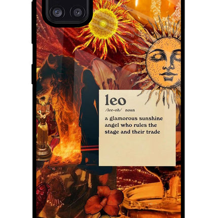 Leo Zodiac Samsung A31 Glass Case