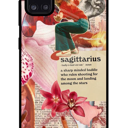 Sagittarius Zodiac Samsung A31 Glass Case