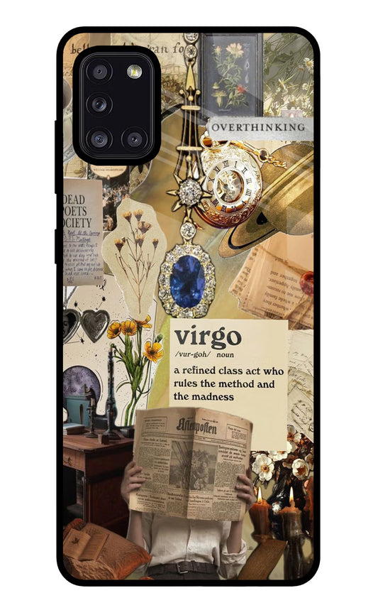 Virgo Zodiac Samsung A31 Glass Case